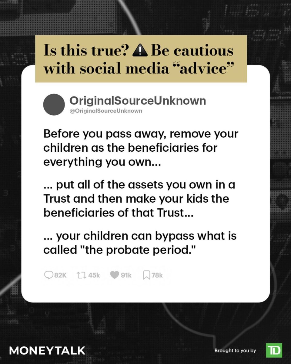 Viral Financial Advice: Why a Trust Could Backfire